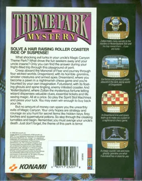 Theme Park Mystery - Variations on a Theme box cover back